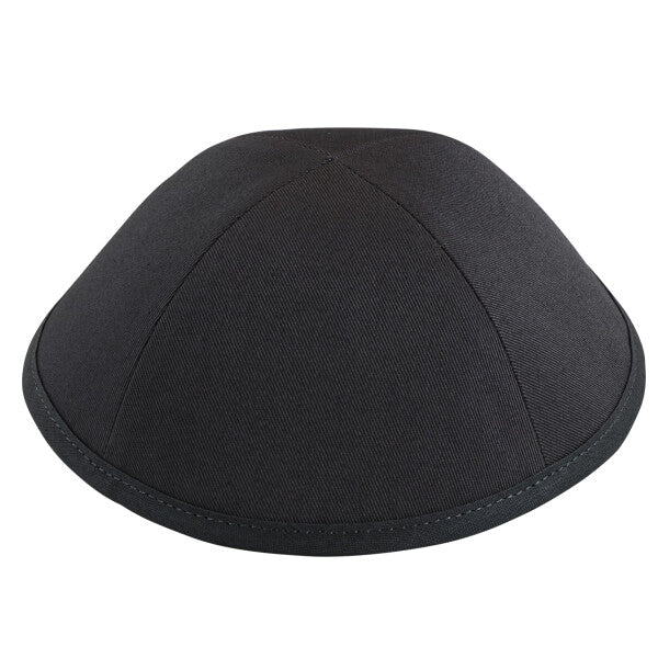 Black Cotton Yarmulka