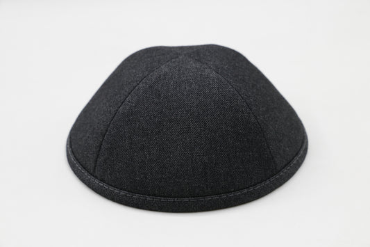 Dark Grey Heather Suit Yarmulka