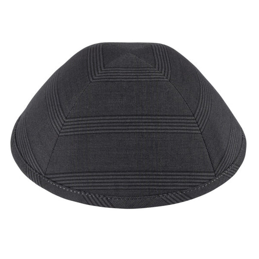 Grey Plaid Suit Yarmulka