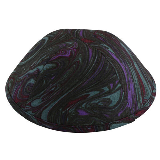 Green Marble Yarmulka