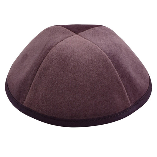 Plum Velour Yarmulka