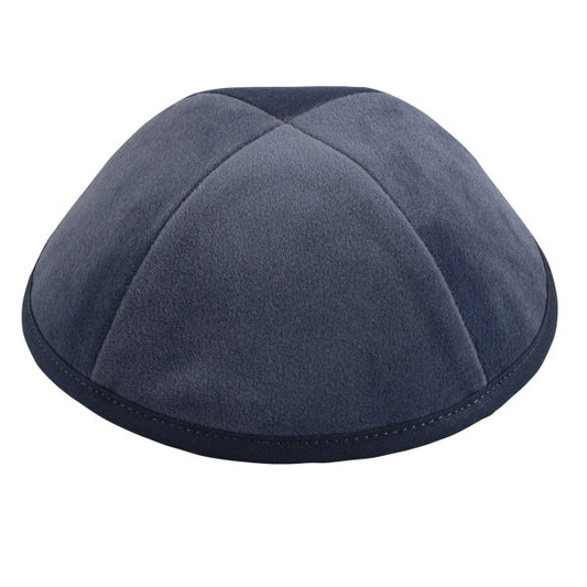 Slate Velour Yarmulka