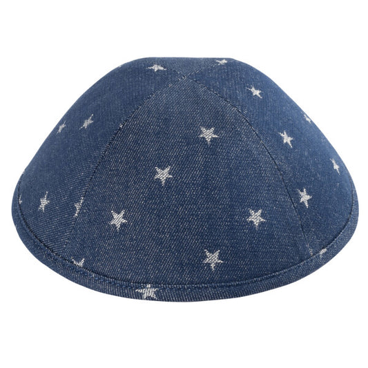 Blue Star Denim Yarmulka