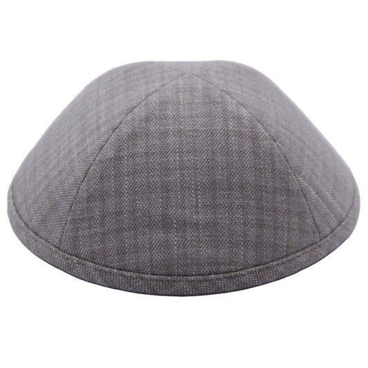 Tan Plaid Suit Yarmulka