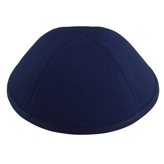 Navy Cotton Yarmulka